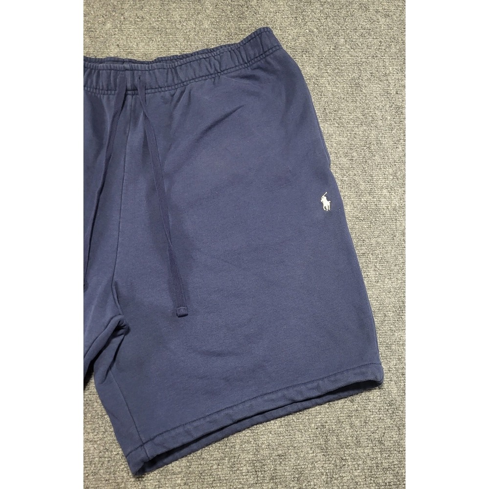 Polo Ralph Lauren Double-Knit Men's Blue Sweatshorts Size XX-Large (2XL) - Picture 2 of 12